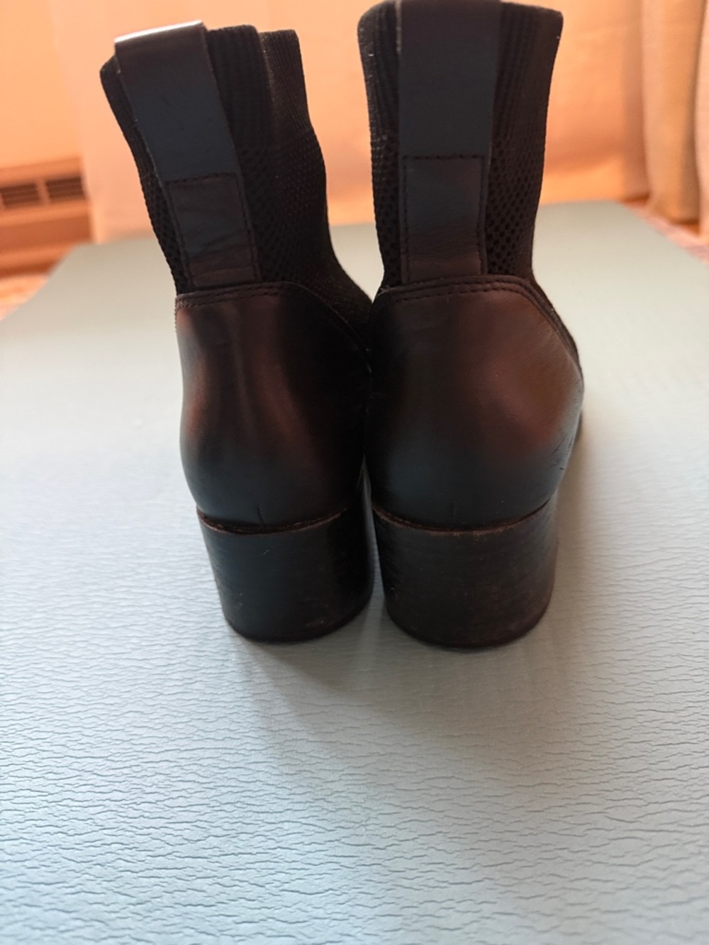 Everlane Boss Boot in ReKnit - Black Knit Pointed-Toe Ankle Booties - Picture 4 of 6